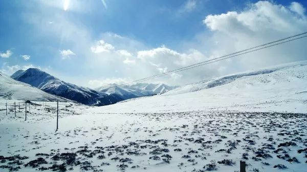 高原大雪